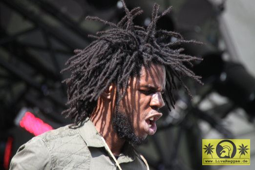 Chronixx (Jam) and The ZincFence Band 28. Summer Jam Festival - Fuehlinger See, Koeln - Green Stage 06. Juli 2013 (12).JPG